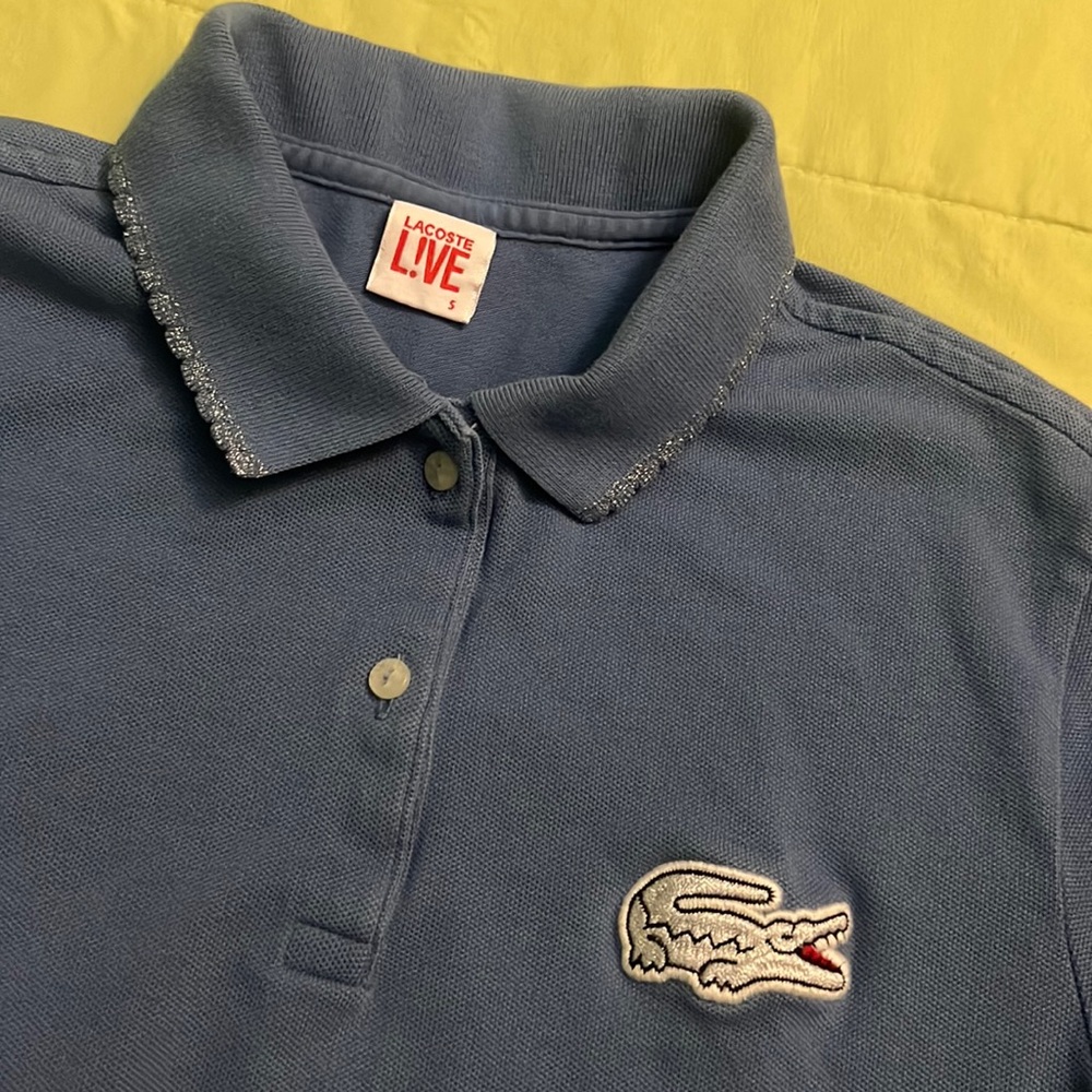 Lacoste RARE Large Shiny Crocodile Logo (Size Small)